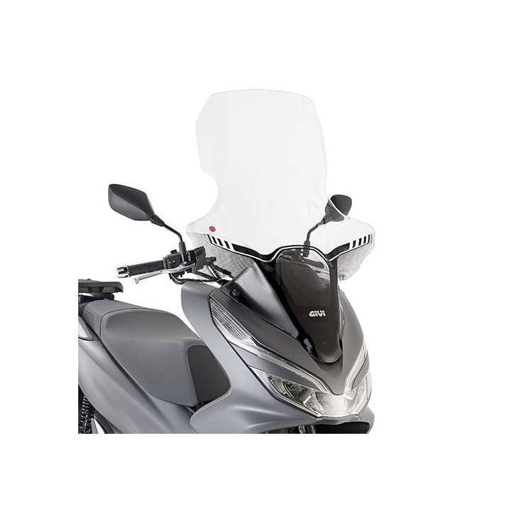 Pare-brise incolore Givi (1163DT+D1163KIT) Honda PCX 125 18-20