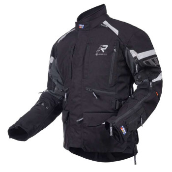Veste moto Rukka MADAGASCA-R NOIR/GRIS