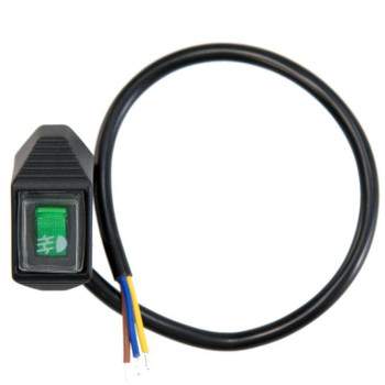 Interrupteur étanche feux anti-brouillard SW-Motech ON/OFF rétro-éclairé vert Interrupteur étanche feux anti-brouillard SW-Motech ON/OFF rétro-éclairé vert