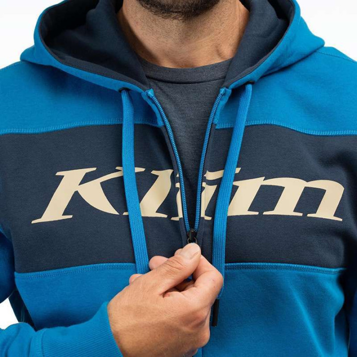 Gilet Klim TRAILSIDE HOODIE Bleu
