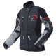 Veste moto femme Rukka RIMORINA GRIS/ROUGE