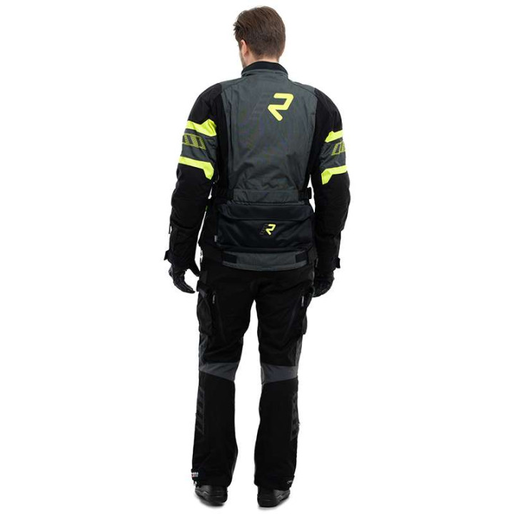 Veste moto Rukka MADAGASCA-R GRIS/JAUNE Veste moto Rukka MADAGASCA-R GRIS/JAUNE