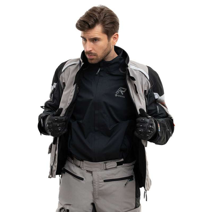 Veste moto Rukka MADAGASCA-R SABLE/NOIR