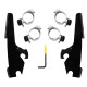 Fixation pare-brise NOIR Memphis Shades Fats/Slim (MEB2074) Indian CHIEF 116