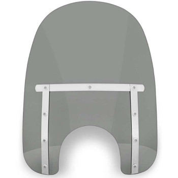 Pare-brise Memphis Shades SLIM 17" (43cm) / phare 7"