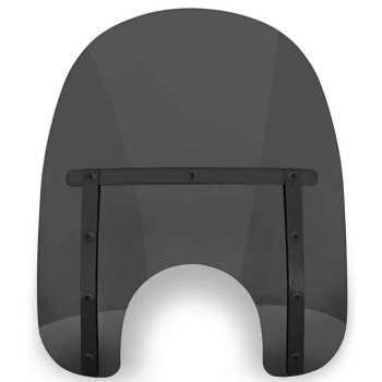 Pare-brise Memphis Shades SLIM NOIR 15" (38cm) / phare 9" Pare-brise Memphis Shades SLIM NOIR 15" (38cm) / phare 9"