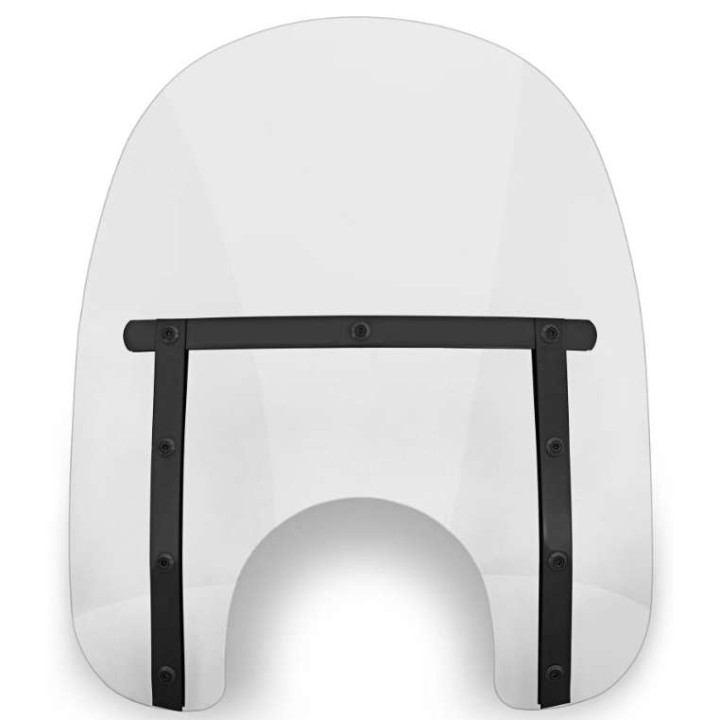 Pare-brise Memphis Shades SLIM NOIR 15" (38cm) / phare 9"