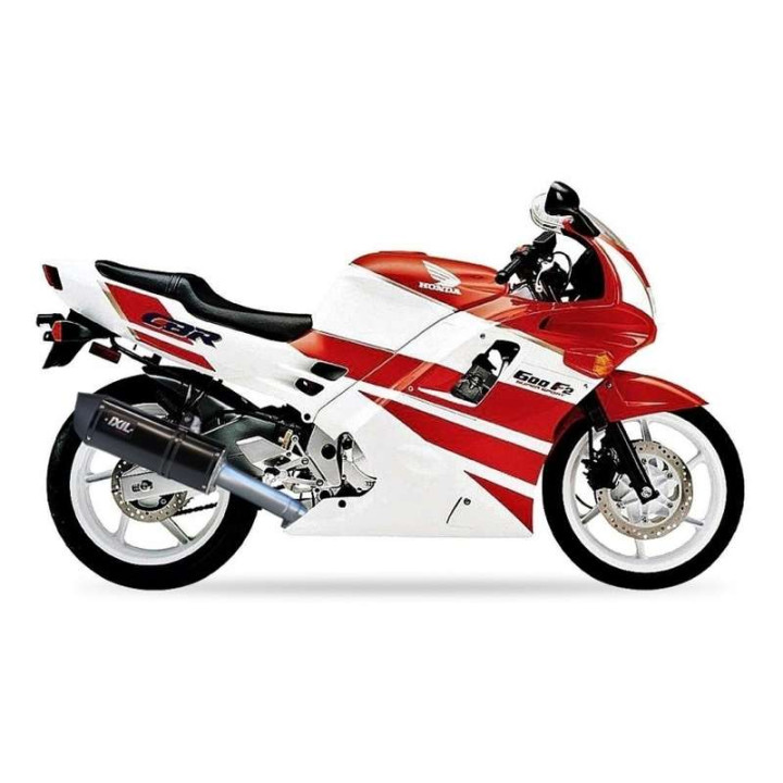 Silencieux Ixil Hexoval Xtrem Noir (OH6041VSEB) Honda CBR600F 91-98