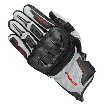Gants moto Held SAMBIA GRIS/ROUGE