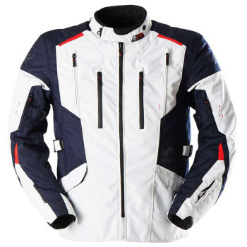 Blouson moto Furygan BROOKS Bleu/Blanc