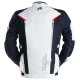 Blouson moto Furygan BROOKS Bleu/Blanc