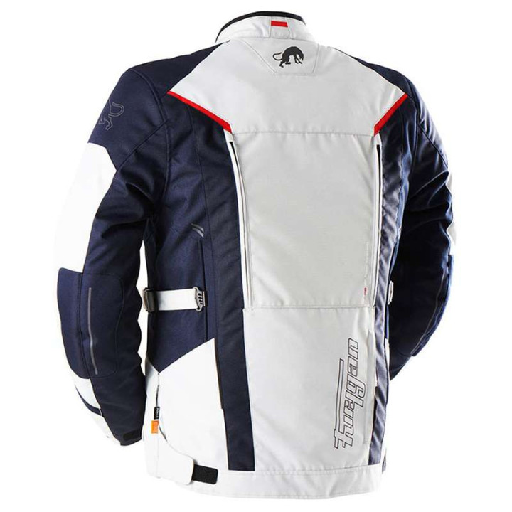 Blouson moto Furygan BROOKS Bleu/Blanc