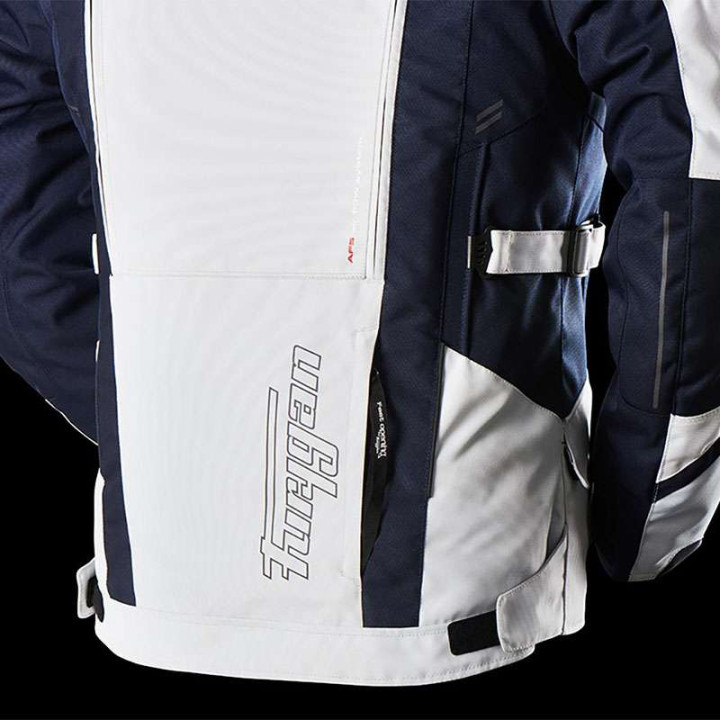 Blouson moto Furygan BROOKS Bleu/Blanc