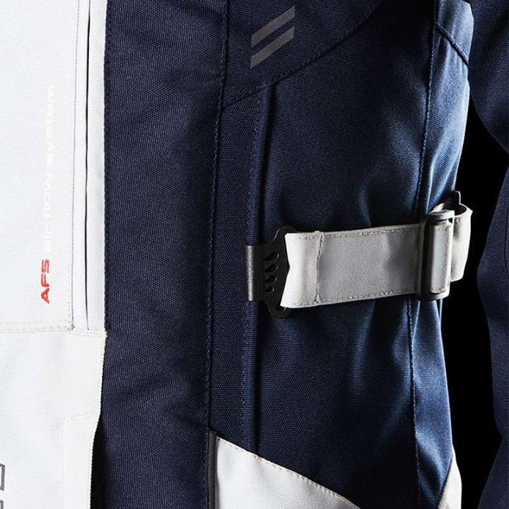 Blouson moto Furygan BROOKS Bleu/Blanc