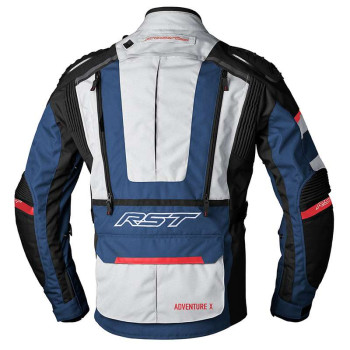 Veste moto RST ADVENTURE X BLEU/BLANC/ROUGE 2024