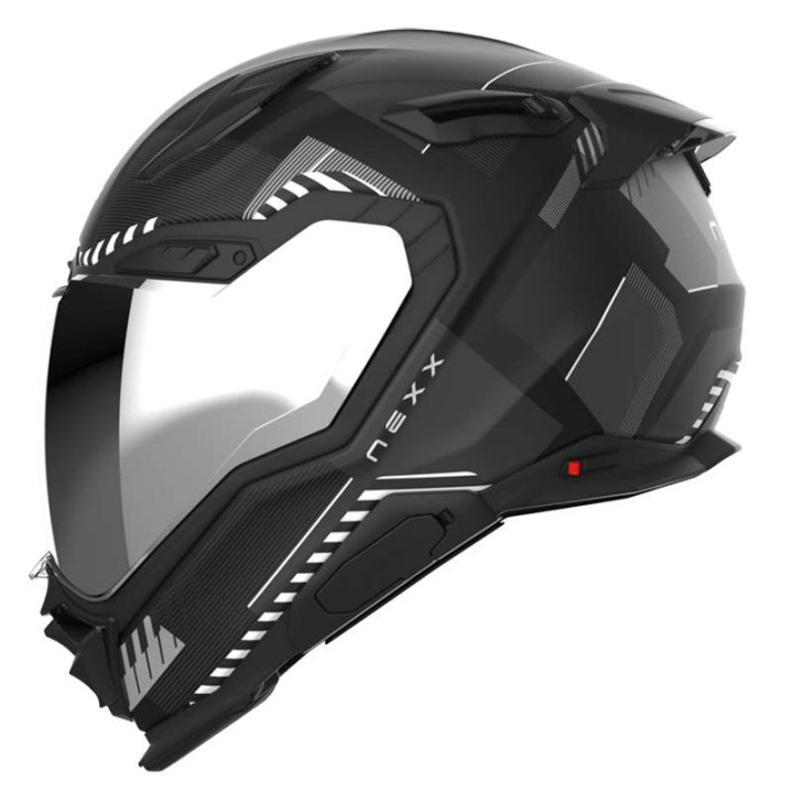 Nexx X.WST3 FLUENCE motorcycle helmet Black/Silver