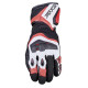 Gants été Five RFX4 EVO AIRFLOW Noir/Blanc/Rouge