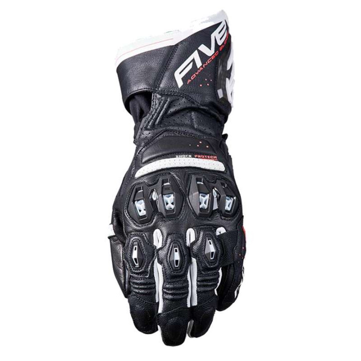Gants moto racing Five RFX3 EVO Noir/Blanc