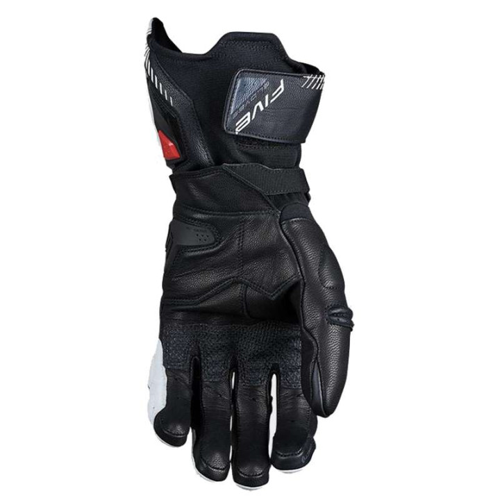 Five RFX3 EVO motorcycle racing gloves White