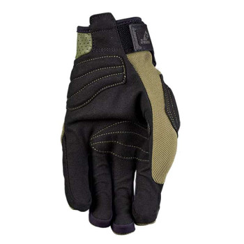 Gants moto été Five SCRAMBLER Kaki/Noir