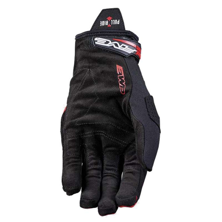 Gants moto cross Five E-WP Rouge