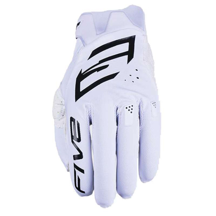 Gants moto cross Five MXF1 EVO Blanc