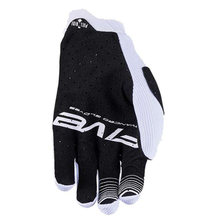 Gants moto cross Five MXF2 EVO Blanc/Noir