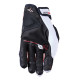 Gants moto cross Five E2 Blanc/Noir/Rouge