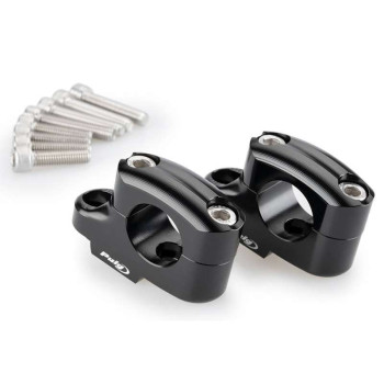 Rehausseur universel avec déport pour guidon 28 mm Puig PULLBACK (21751) +25mm
