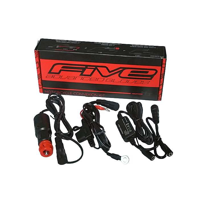 12V battery cable connection kit for Five heated gloves