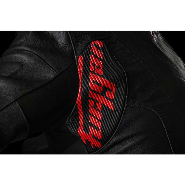 Leather motorcycle jacket Furygan RAPTOR EVO 3 Black/Red