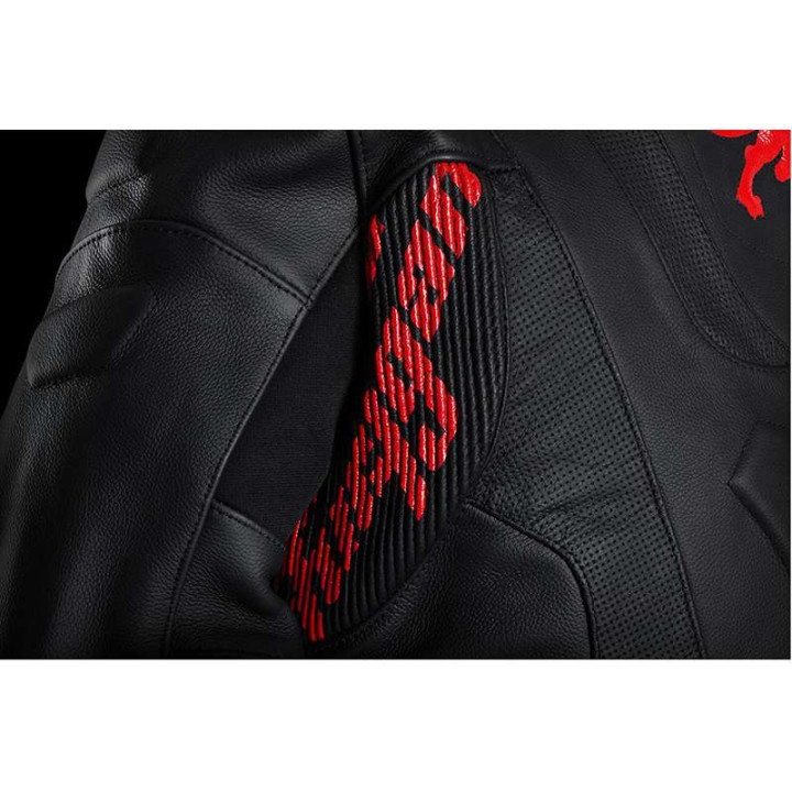 Leather motorcycle jacket Furygan RAPTOR EVO 3 Black/Red