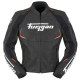 Leather motorcycle jacket Furygan SPECTRUM Black/Red Size S