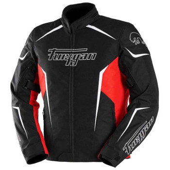 Blouson moto Furygan YORI Noir/Rouge/Blanc