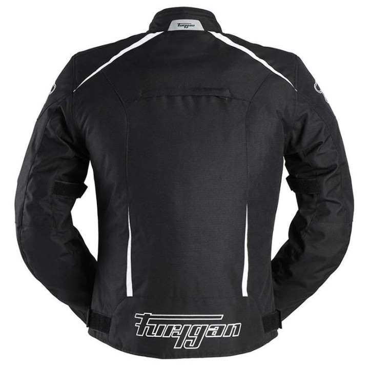 Blouson moto Furygan YORI Noir/Blanc/Blanc