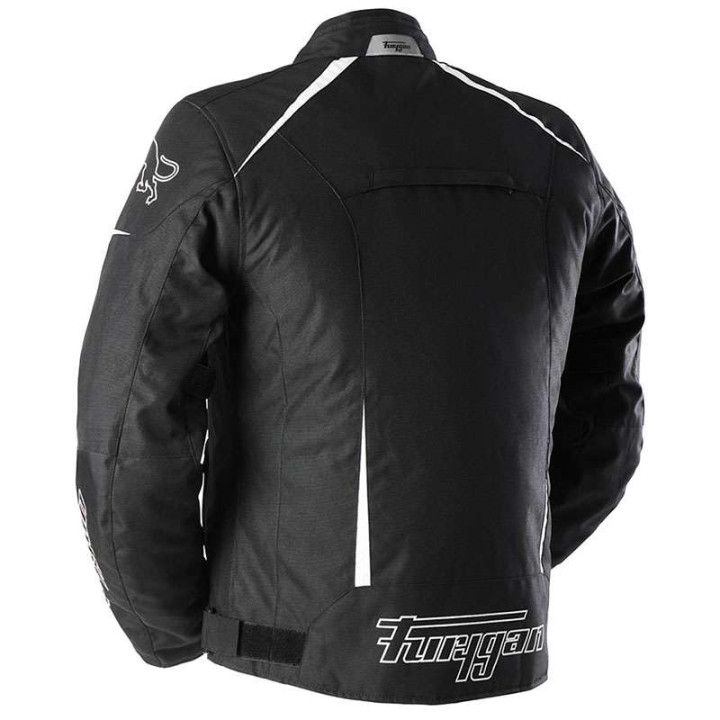 Blouson moto Furygan YORI Noir/Blanc/Blanc