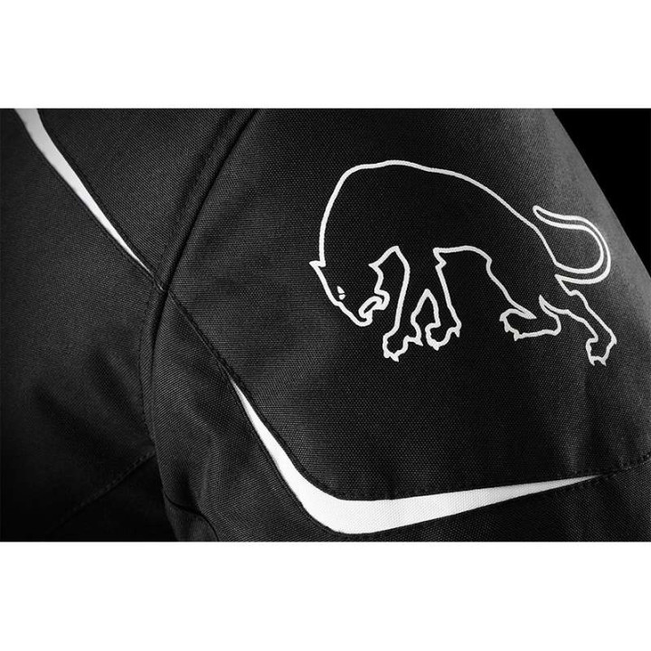 Blouson moto Furygan YORI Noir/Blanc/Blanc