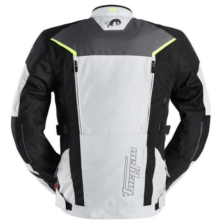 Blouson moto Furygan BROOKS Anthracite/Pearl/Noir/Fluo