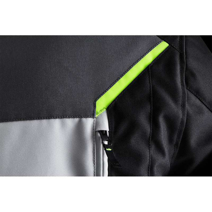 Blouson moto Furygan BROOKS Anthracite/Pearl/Noir/Fluo