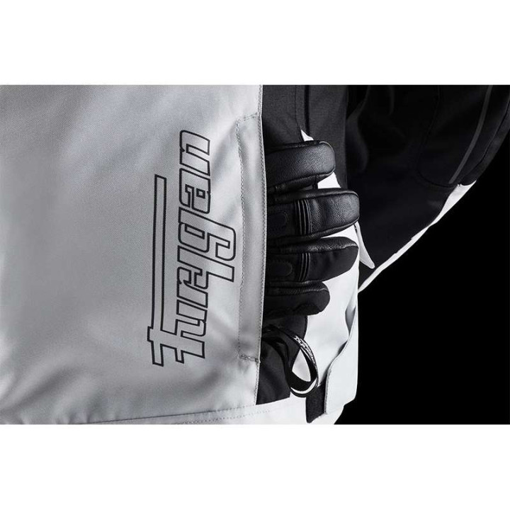Blouson moto Furygan BROOKS Anthracite/Pearl/Noir/Fluo