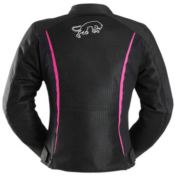 Women's summer motorcycle jacket Furygan ODESSA 3 in 1 VENTED Black/Rose