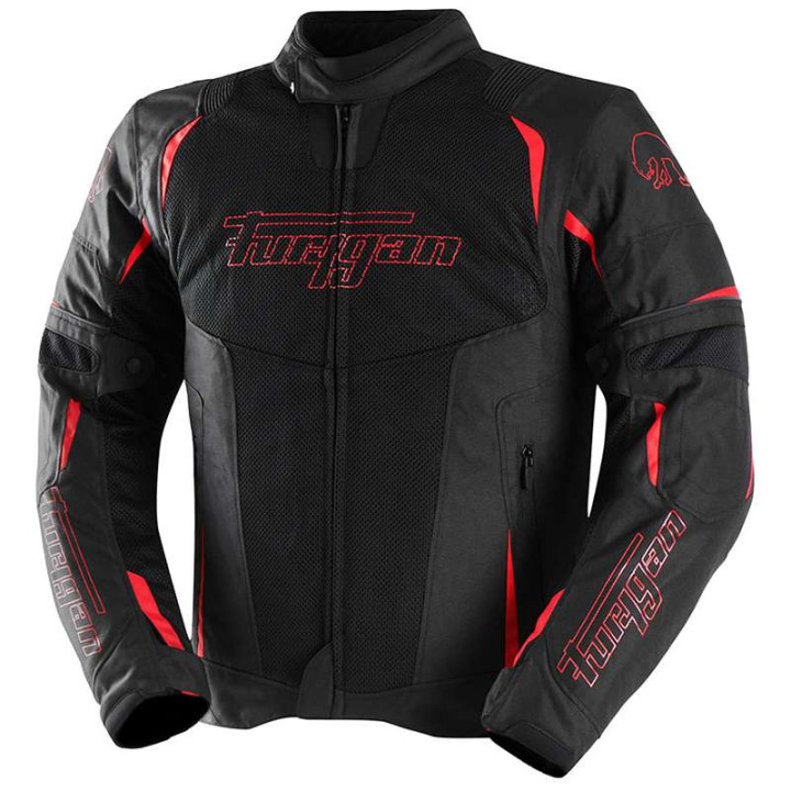 Blouson moto d'été Furygan ULTRA SPARK 3 en 1 VENTED + Noir/Rouge