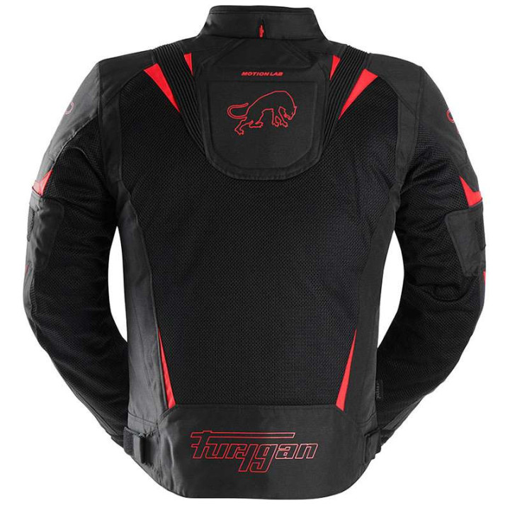 Blouson moto d'été Furygan ULTRA SPARK 3 en 1 VENTED + Noir/Rouge