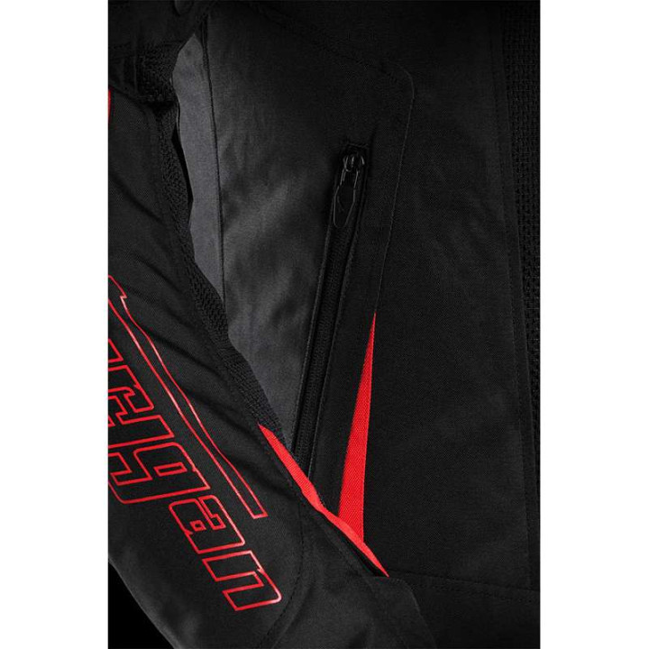 Blouson moto d'été Furygan ULTRA SPARK 3 en 1 VENTED + Noir/Rouge