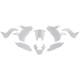 Plastic kit RTECH T7 REVOLUTION 700 WHITE TENERED Plastic kit RTECH T7 REVOLUTION 700 WHITE TENERED
