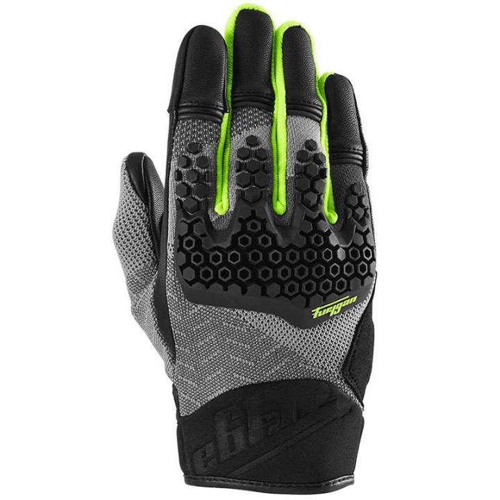 Gants moto d'été Furygan JACK Noir/Gris/Jaune