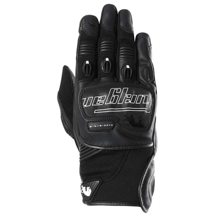 Gants moto d'été Furygan WACO EVO 2 Noir/Blanc