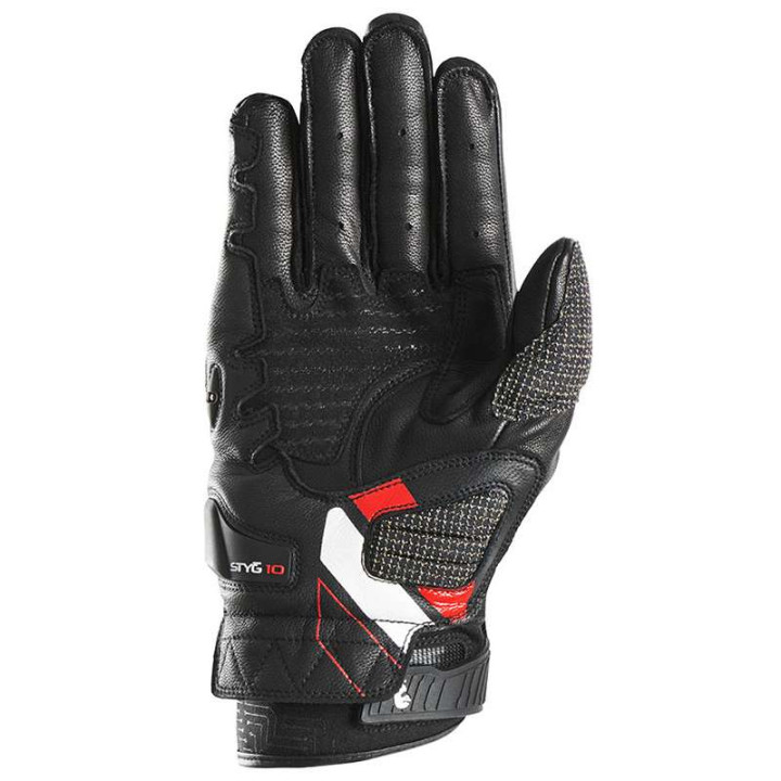 Gants moto Furygan STYG 10 Noir/Blanc/Rouge