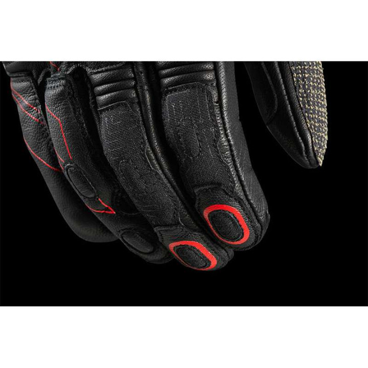 Gants moto Furygan STYG 10 Noir/Blanc/Rouge