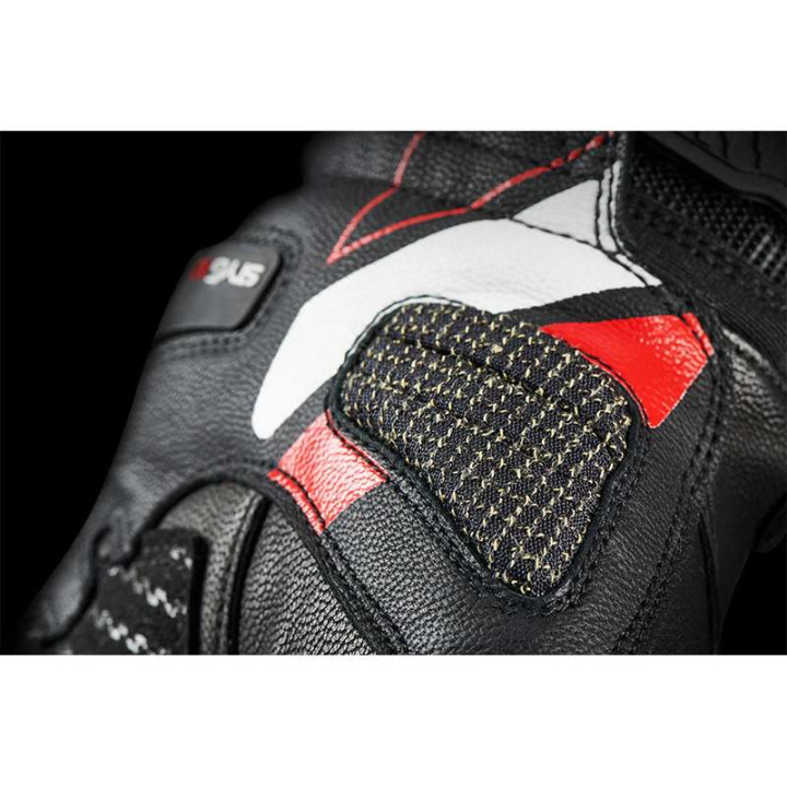 Gants moto Furygan STYG 10 Noir/Blanc/Rouge
